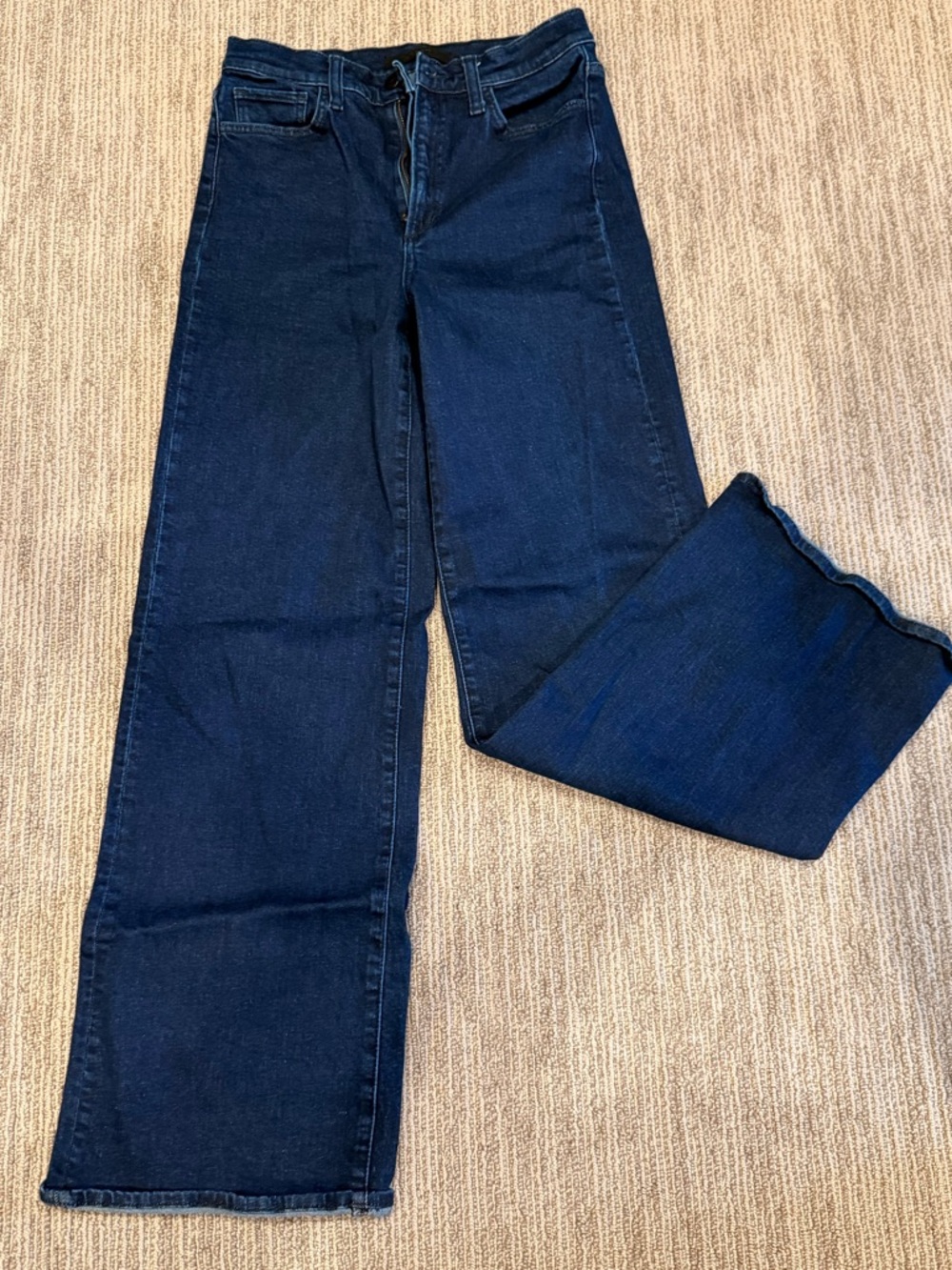 Joe's Jeans Dark Blue Wide-Leg Denim